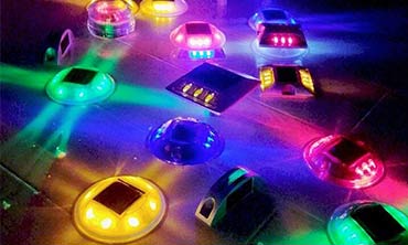 varios colores tachas solares para elegir